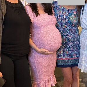 Ripe Maternity pink dress